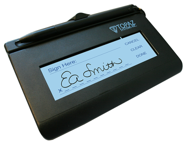 Topaz Siglite LCD 1x5 HID-USB Backlit