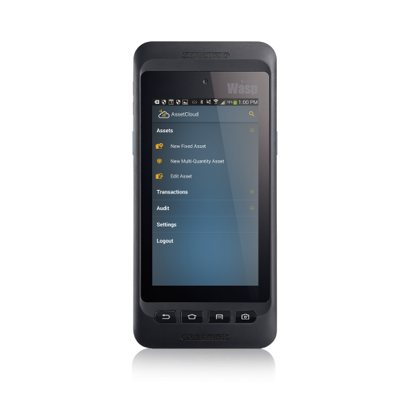Wasp AssetCloud Software Application and Mobile App - 1 Year - 5 Users and DR4 Mobile Computer