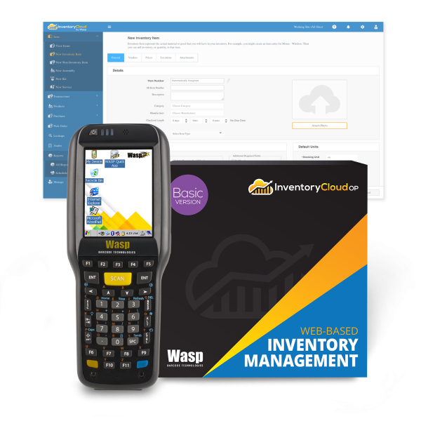 Wasp InventoryCloudOP Basic - 1 user w/ DT92 w/pistol grip