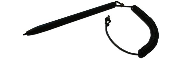 Topaz P-TS03-B Pen With Curly Tether